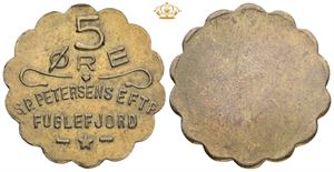 5 øre u. år (1929-1933), lille skrift