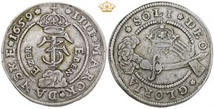 4 mark / krone 1659, Eben-Ezer