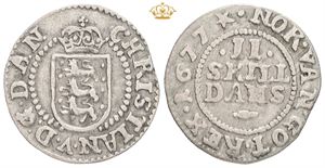 2 skilling 1677