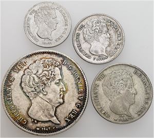 Samling inkl. rigsbankdaler 1847. (4)