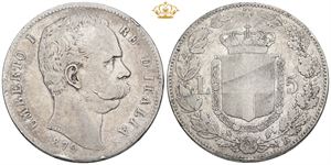 5 Lire 1879
