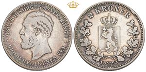 2 kroner 1893