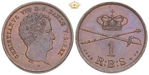 Rigsbankskilling 1842 VS