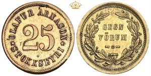 25 Aurar, ND (1897-1900)