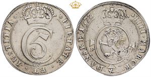 4 mark / krone 1672