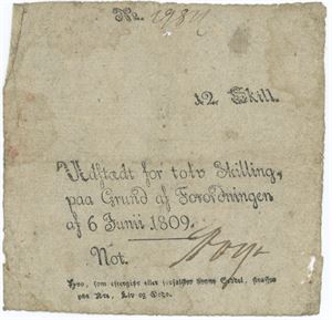 12 skilling 1809