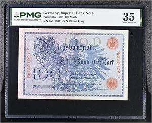 100 Mark 1908, no. 2501091F