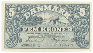 5 kroner 1935 C, nr. 4288419