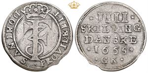 4 skilling 1665