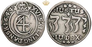 1 mark / 16 skilling 1644