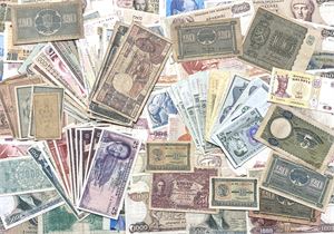 Collection banknotes, more than 175 pcs.