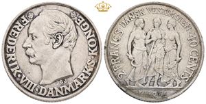 2 francs / 40 cents 1907 P