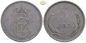 5 øre 1898, variant med 1898 på 1894