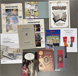 Publikationer om platter, numismatik etc. (11)