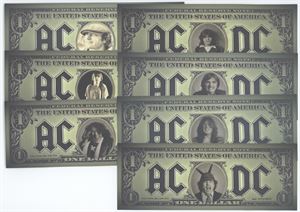 Collection AC/DC Dollars. (7)