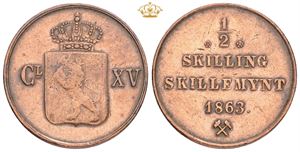 1/2 skilling 1863
