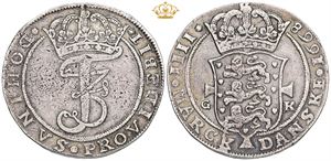 4 mark / krone 1668
