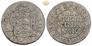 2 skilling 1658 - ualmindelig