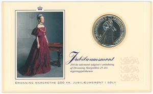 200 kroner 1997, Dronning Margrethes 25-års regeringsjubilæum