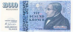 10000 krónur u. år (2013), nr. H02525903