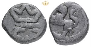 Kas u. år, Kronet norsk løve