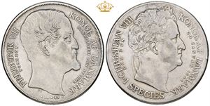 Speciedaler 1848, "Tronskiftespecie"