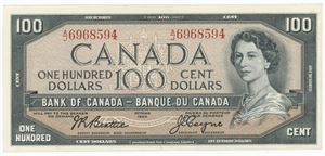 100 Dollars 1954, No. A/J6968594