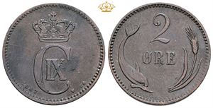 2 øre 1887