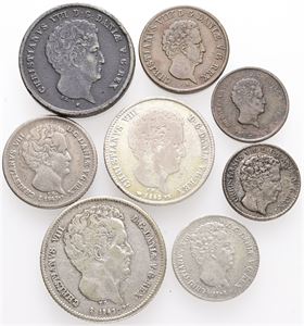 Samling, forskellige. (8)