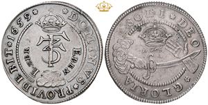 4 mark / krone 1659, Eben Ezer