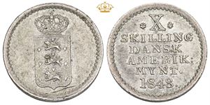 10 skilling 1848