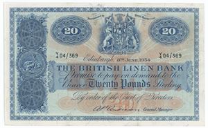 20 Pounds 1954, No. Y4 04/369