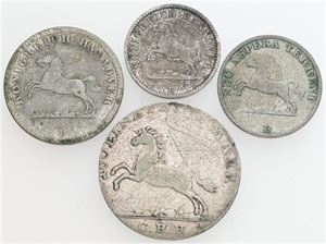 Hannover, 4 pcs., all different. (4)