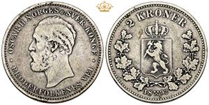 2 kroner 1892