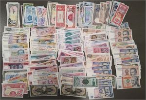Collection banknotes, more than 225 pcs.