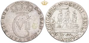 24 skilling 1767 - pænt eksemplar for typen