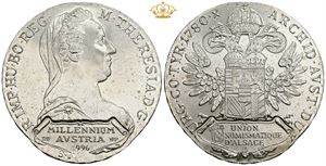 Taler 1780 S.F. - Countermarked