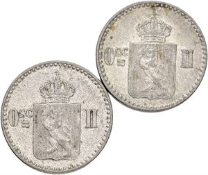 3 skilling 1872, 1873. (2)