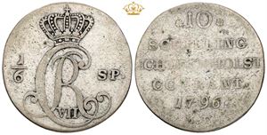 1/6 speciedaler 1796 - ualmindeligt årstal