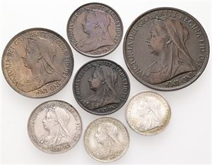 Collection, Sixpence to Farthing. (7)