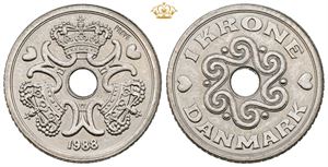 1 krone 1988, prøvemønt