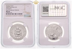 Sandbar 2020, Ag - graderet MS 66 af NGC.