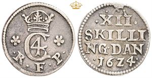 12 skilling 1624
