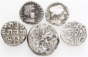 Drachme (256-278), Satrap/Drachme (305), as well as 3 others. (5)