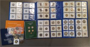 Collection in five small albums