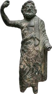 Roman bronce figure, Jupiter