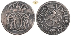 2 skilling 1698