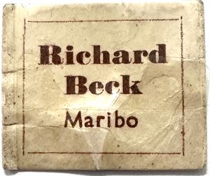 Richard Beck, Maribo, frimærkepenge