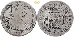 8 Reales 1804 Mo TH