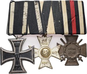 Bar with three orders, WWI